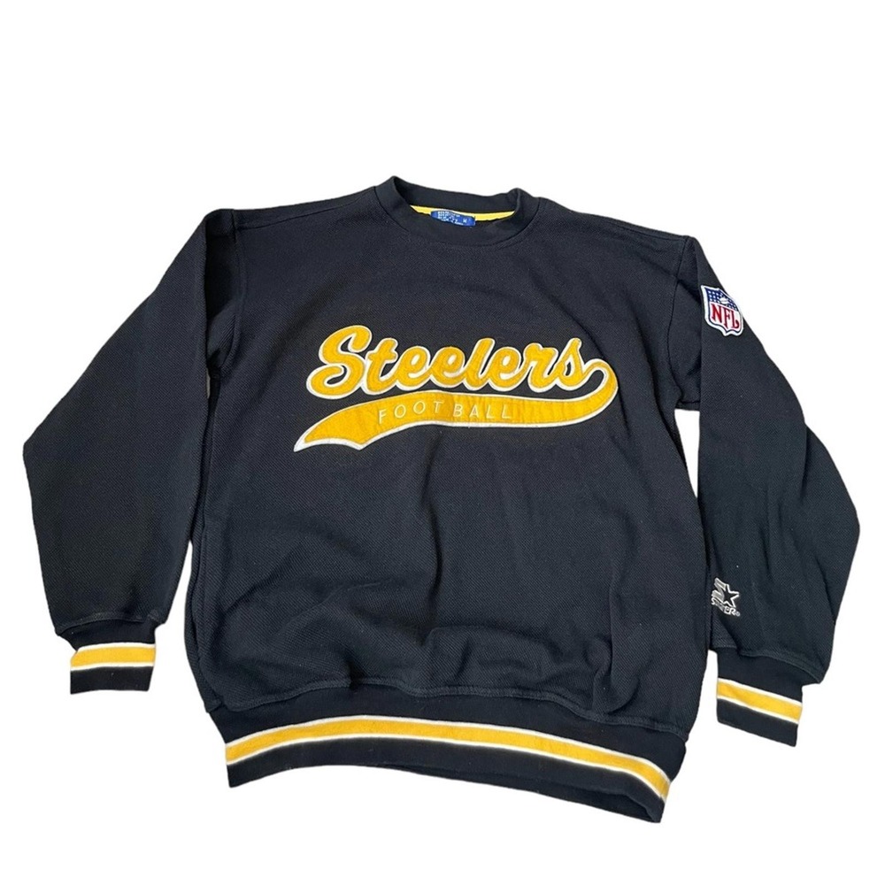Women's vintage‎ Starter Pittsburgh Steelers pullover sweatshirt Size M